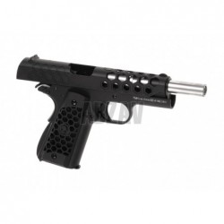 M1911 Hex Cut Full Metal GBB Black WE