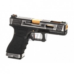 G-Force 17 SV Gold Barrel Metal Version GBB Black WE