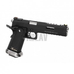 Hi-Capa 6 Force A Silver Barrel Full Metal GBB Dual Tone WE