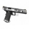 Hi-Capa 6 Force A Silver Barrel Full Metal GBB Dual Tone WE