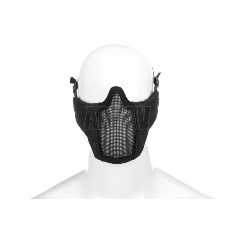 Mk.II Steel Half Face Mask Black Invader Gear