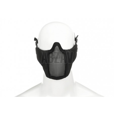 Mk.II Steel Half Face Mask Black Invader Gear