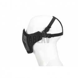 Mk.II Steel Half Face Mask Black Invader Gear