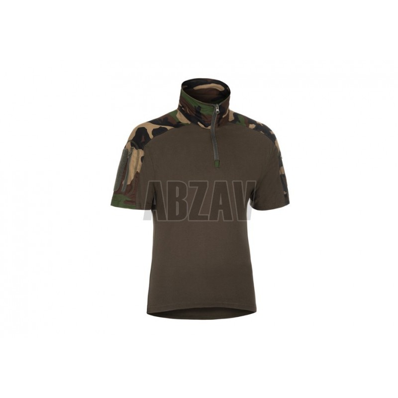 Combat Shirt Short Sleeve Woodland M Invader Gear
