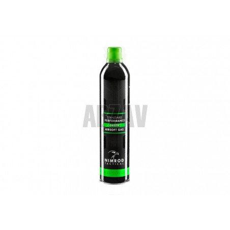 145 Psi Standard Performance Green Gas 500ml Nimrod