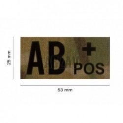 AB Pos IR Patch Multicam Clawgear