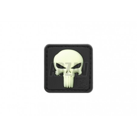 Punisher Rubber Patch Glow in the Dark JTG