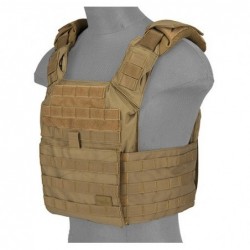 SPAC Plate Carrier Tan Lancer Tactical