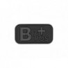 Bloodtype Rubber Patch B Pos Blackops JTG
