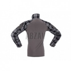 Flannel Combat Shirt Black L Invader Gear