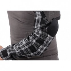 Flannel Combat Shirt Black L Invader Gear