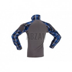 Flannel Combat Shirt Blue M Invader Gear