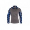Flannel Combat Shirt Blue M Invader Gear